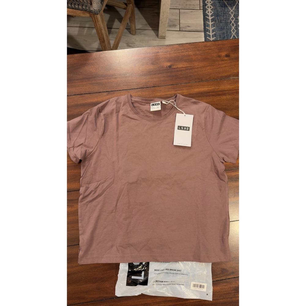 LSKD Deluxe PimaFLX‎ Tee Peppercorn XL WSST0004 Training Shirt NWT NEW